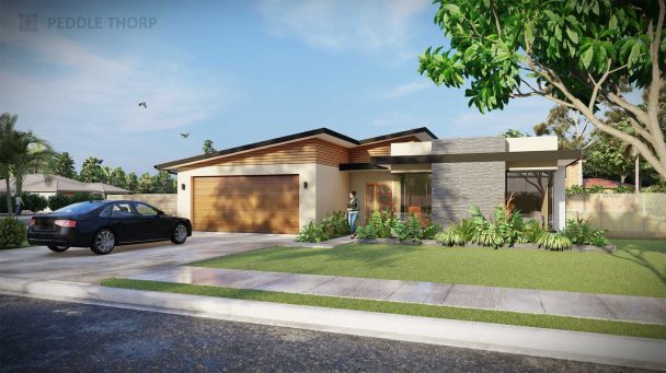 Stratford home design front render