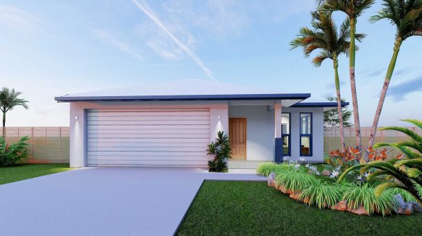 Charringa house design front render