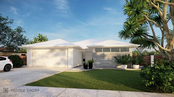 Norfolk house design front render