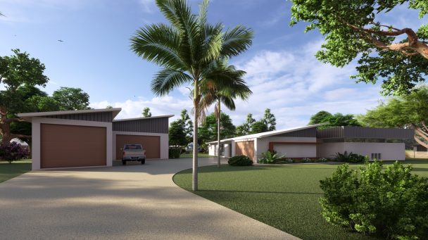 Ciobo house design front render
